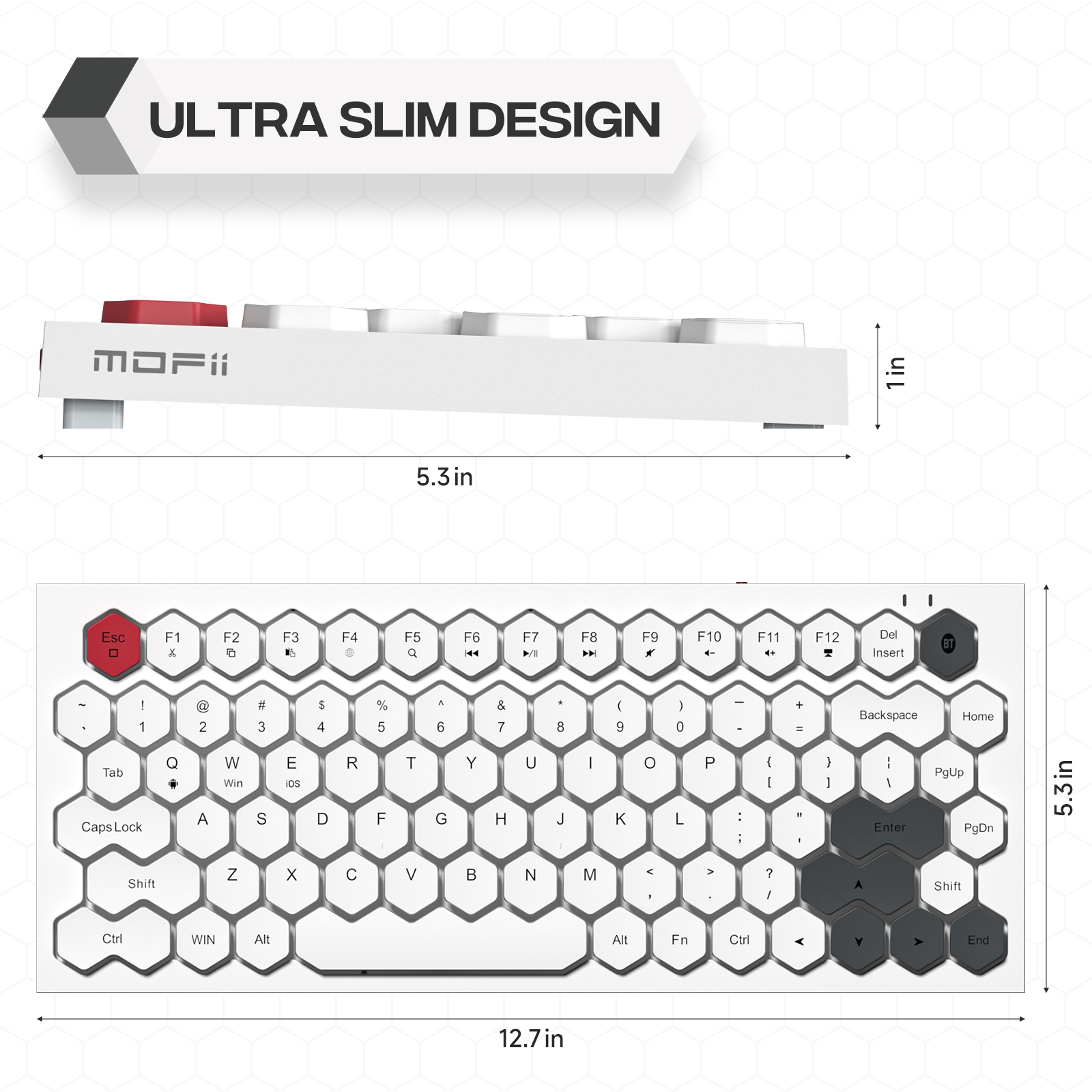 USB Wired Keyboard Prismatic Keycap - Image 4