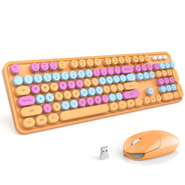 MOFII Orange Wireless Keyboard and Mouse Combo