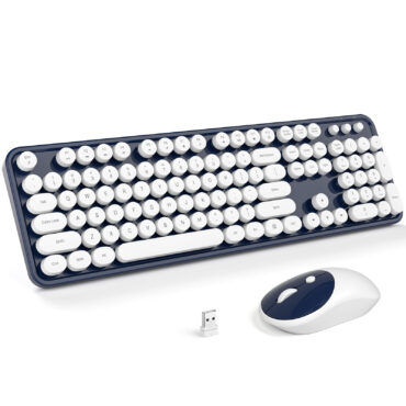 MOFII DarkBlue Full size Wireless Keyboard and Mouse Combo