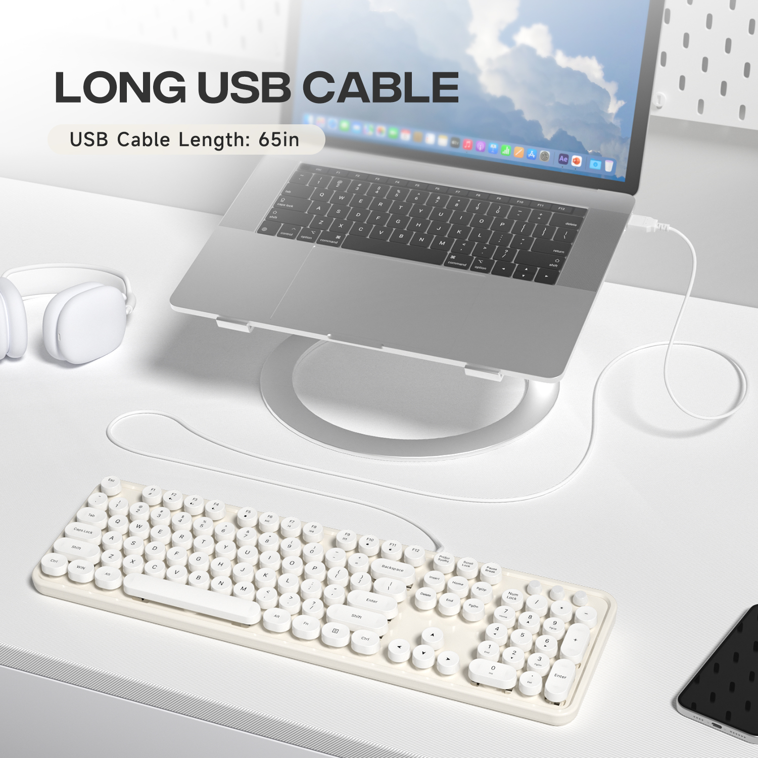 MOFII SK-623 USB Wired Keyboard - Image 5