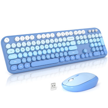MOFII 693M2AG Full Size Keyboard 2 in 1 USB Connected Blue