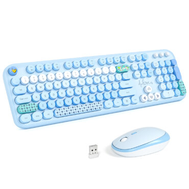 MOFII 693M2AG Full Size Keyboard 2 in 1 USB Connected Blue