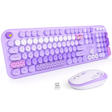MOFII 693M2AG Full Size Keyboard 2 in 1 USB Connected Purple