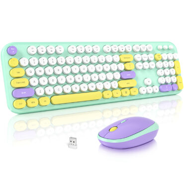 MOFII 693M2AG Full Size Keyboard 2 in 1 USB Connected Cyan