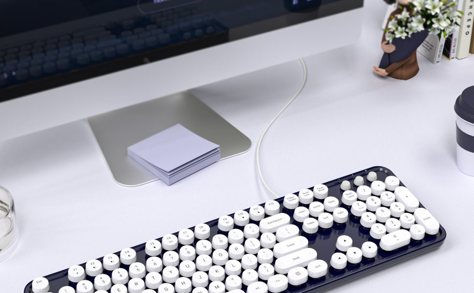 ergonomic wired keyboard