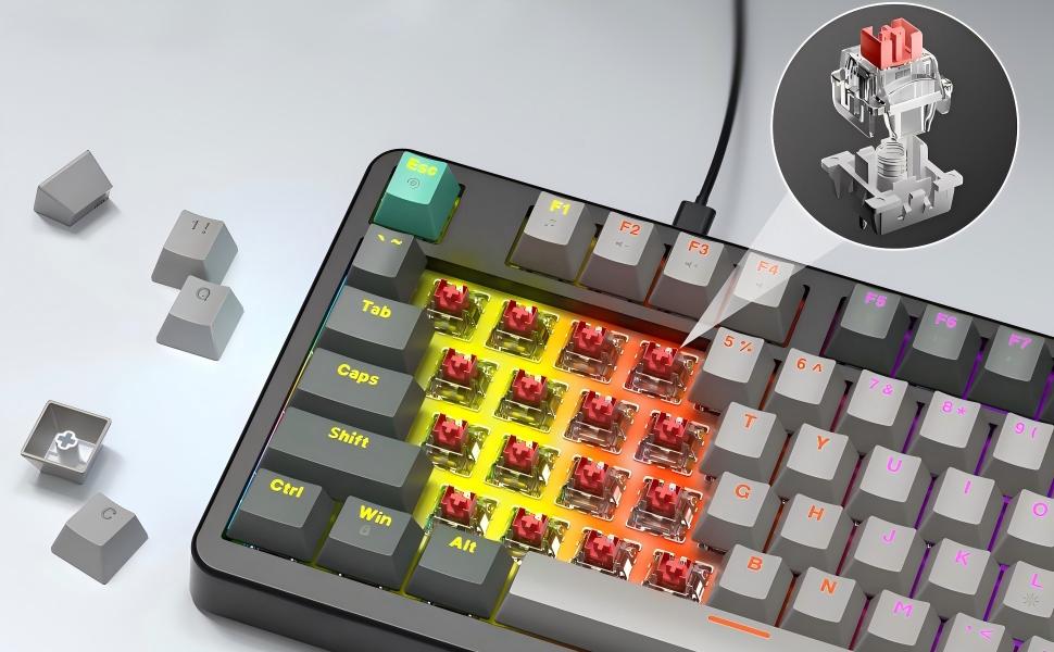wired mechanical keyboard