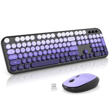 MOFII Full Size Keyboard 2 in 1 USB Connected PurpleGradient