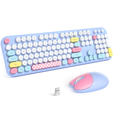 MOFII Full Size Keyboard 2 in 1 USB Connected Blue
