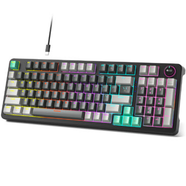 MOFII Wired Red Switch Mechanical Keyboard Deep Gray