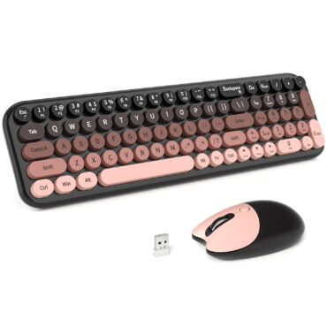 Wireless Keyboard Mouse Combo with Compact Size Blackberry