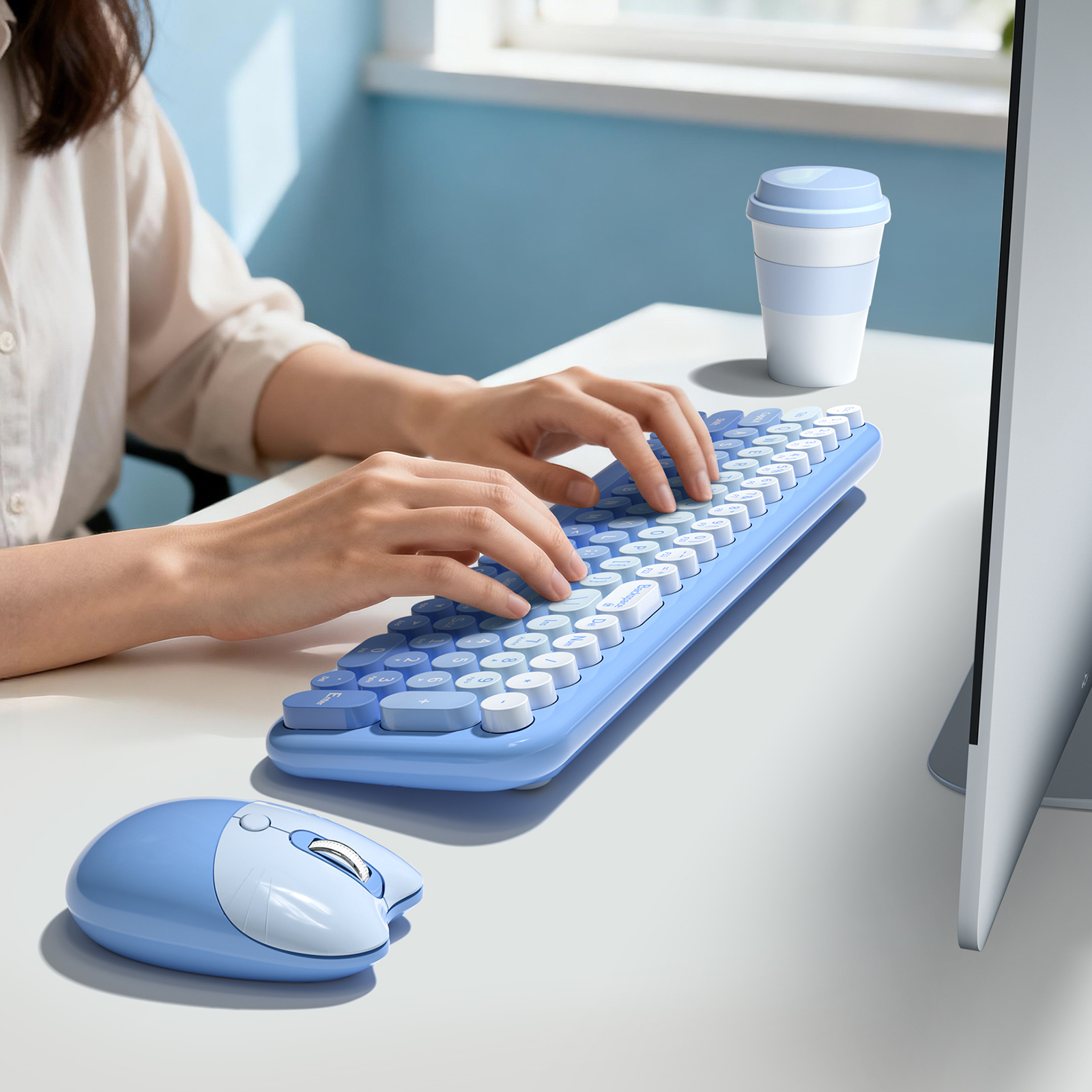 MOFII Wireless Keyboard and Mouse Combo with Compact Size - Image 6