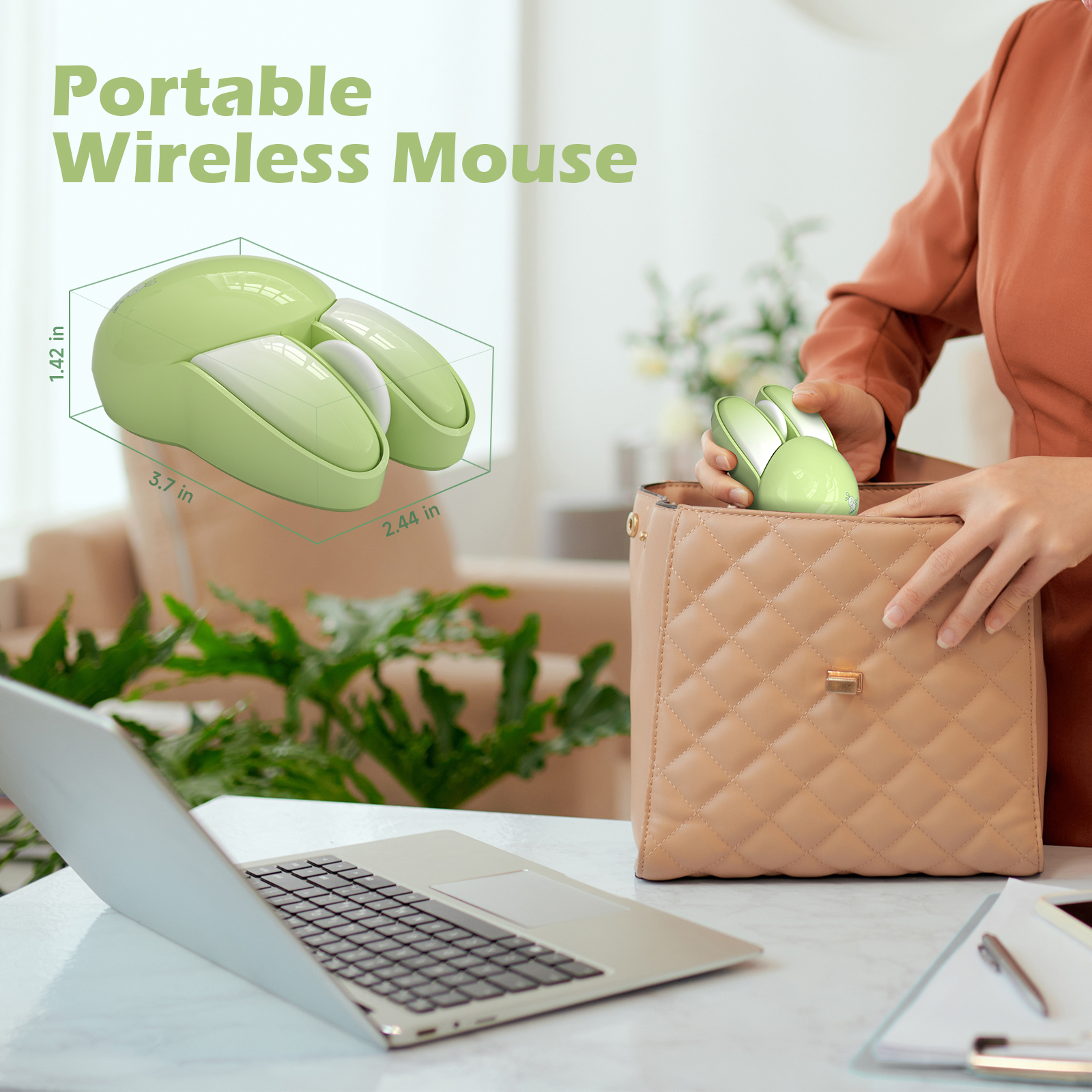 Cute Bunny Shape Wireless Mouse - Image 4
