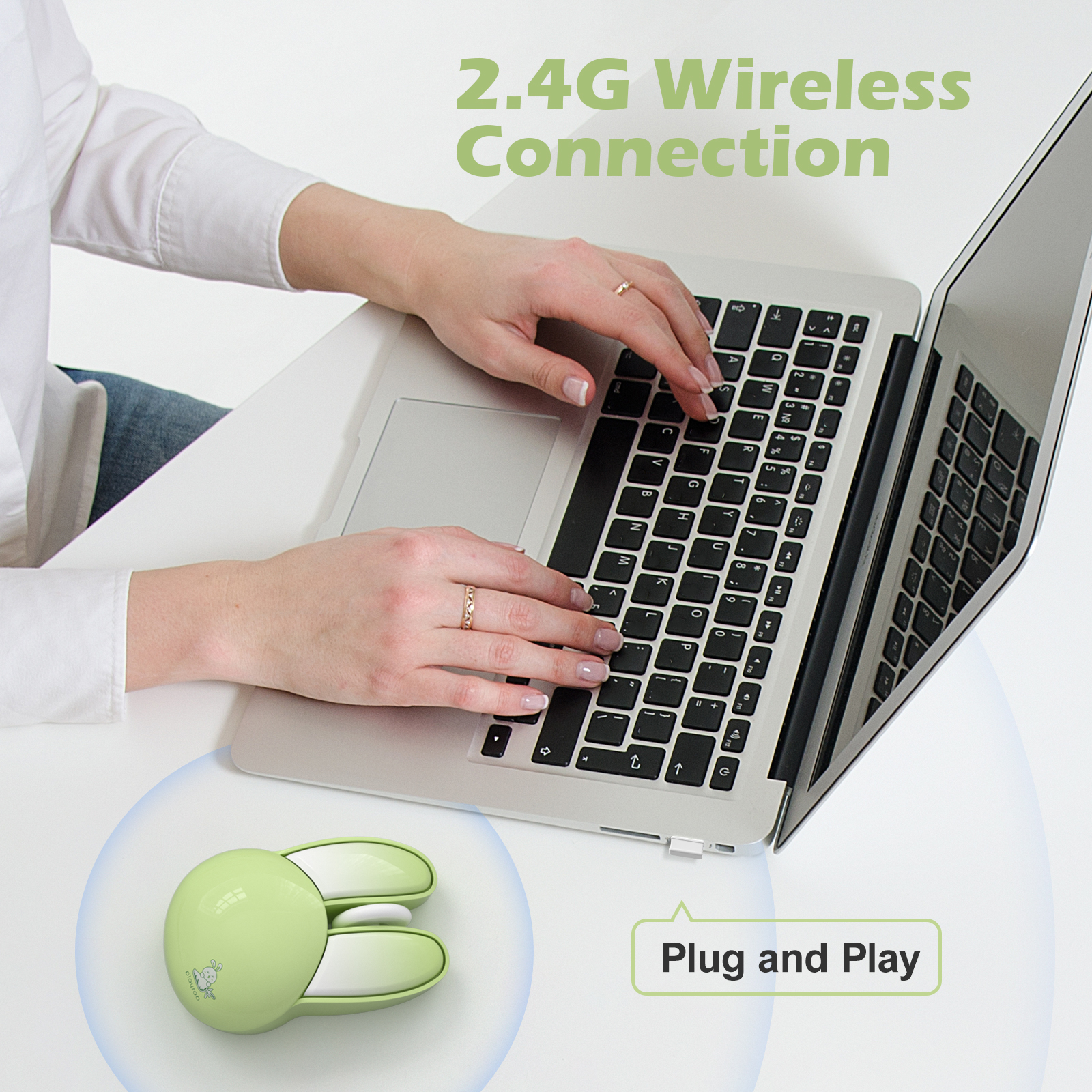 Cute Bunny Shape Wireless Mouse - Image 5