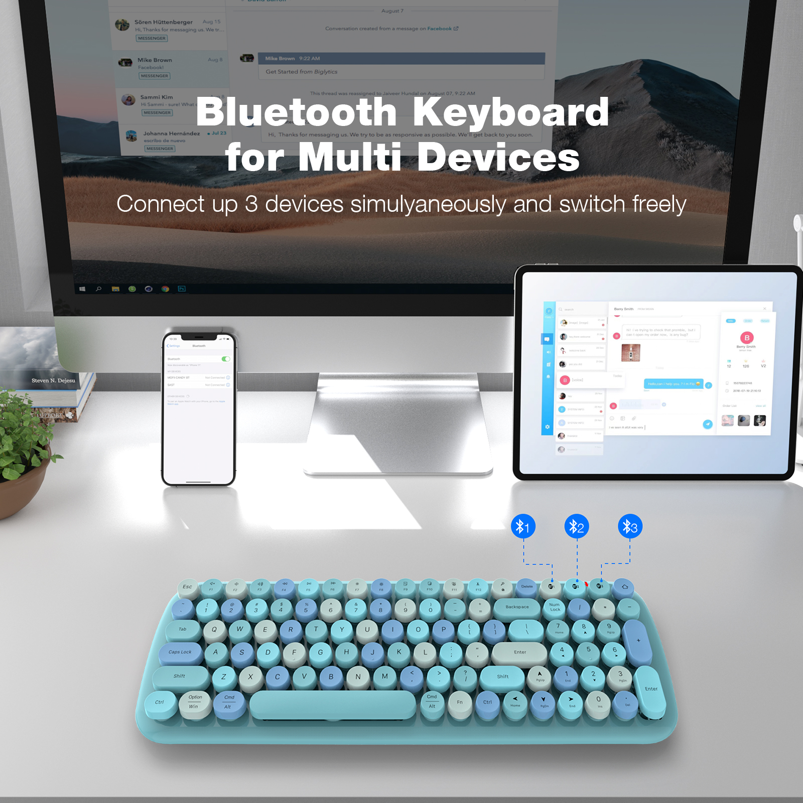 wireless Bluetooth keyboard