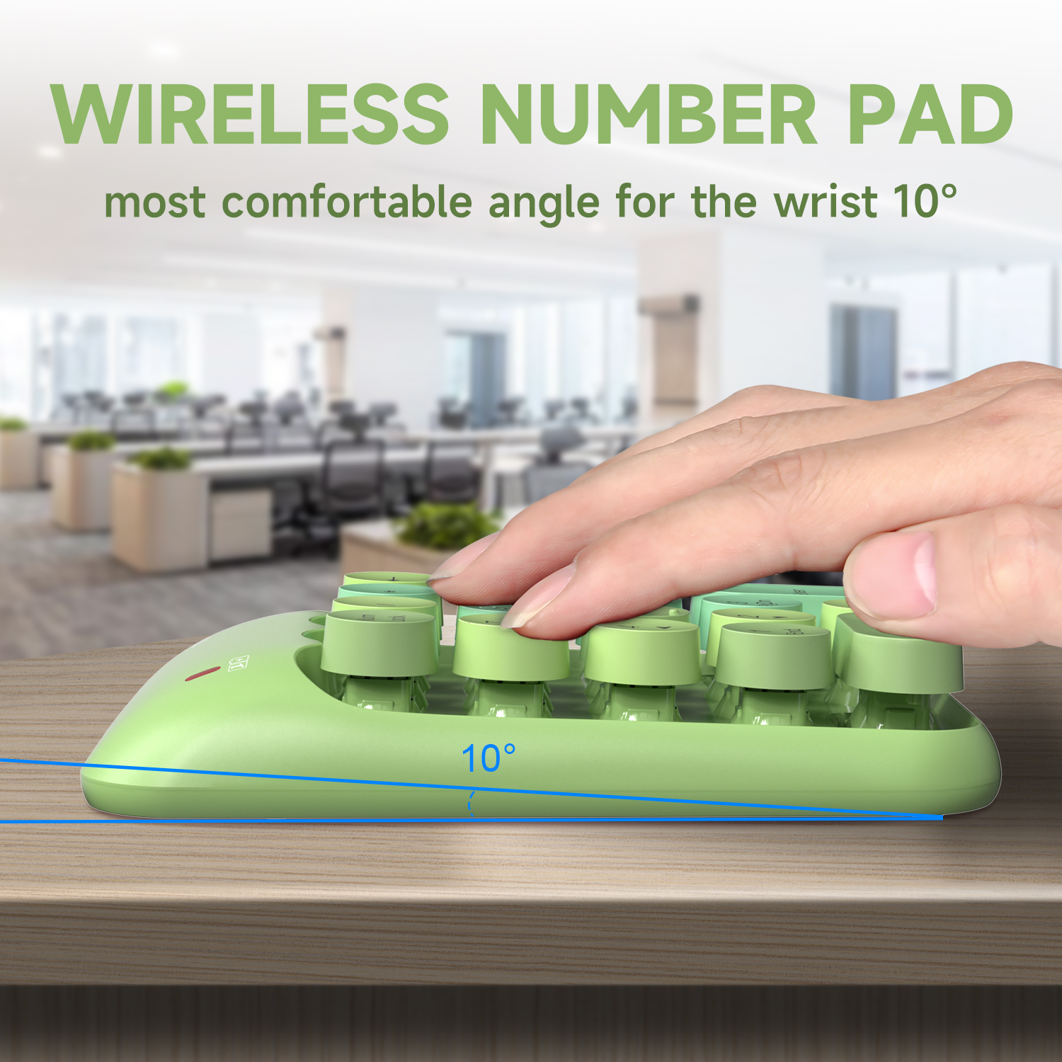 MOFii Wireless Number Pad with Round Keycaps - Image 3