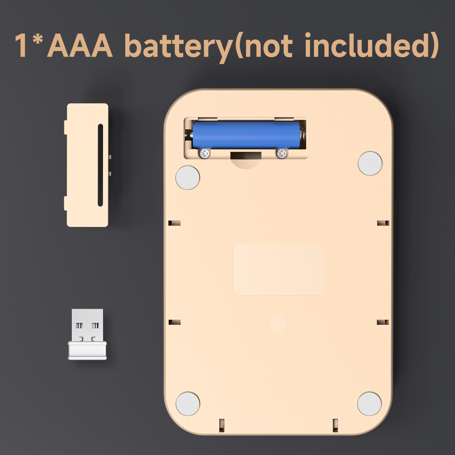 Beige Wireless Number Pad - Image 7