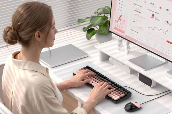 full-size ergonomic keyboard