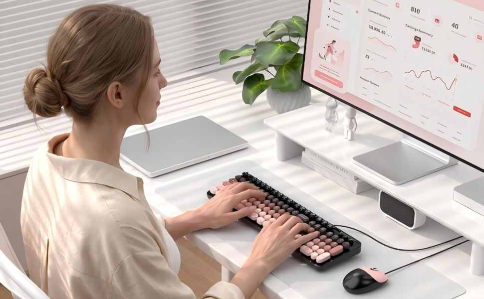 full-size ergonomic keyboard
