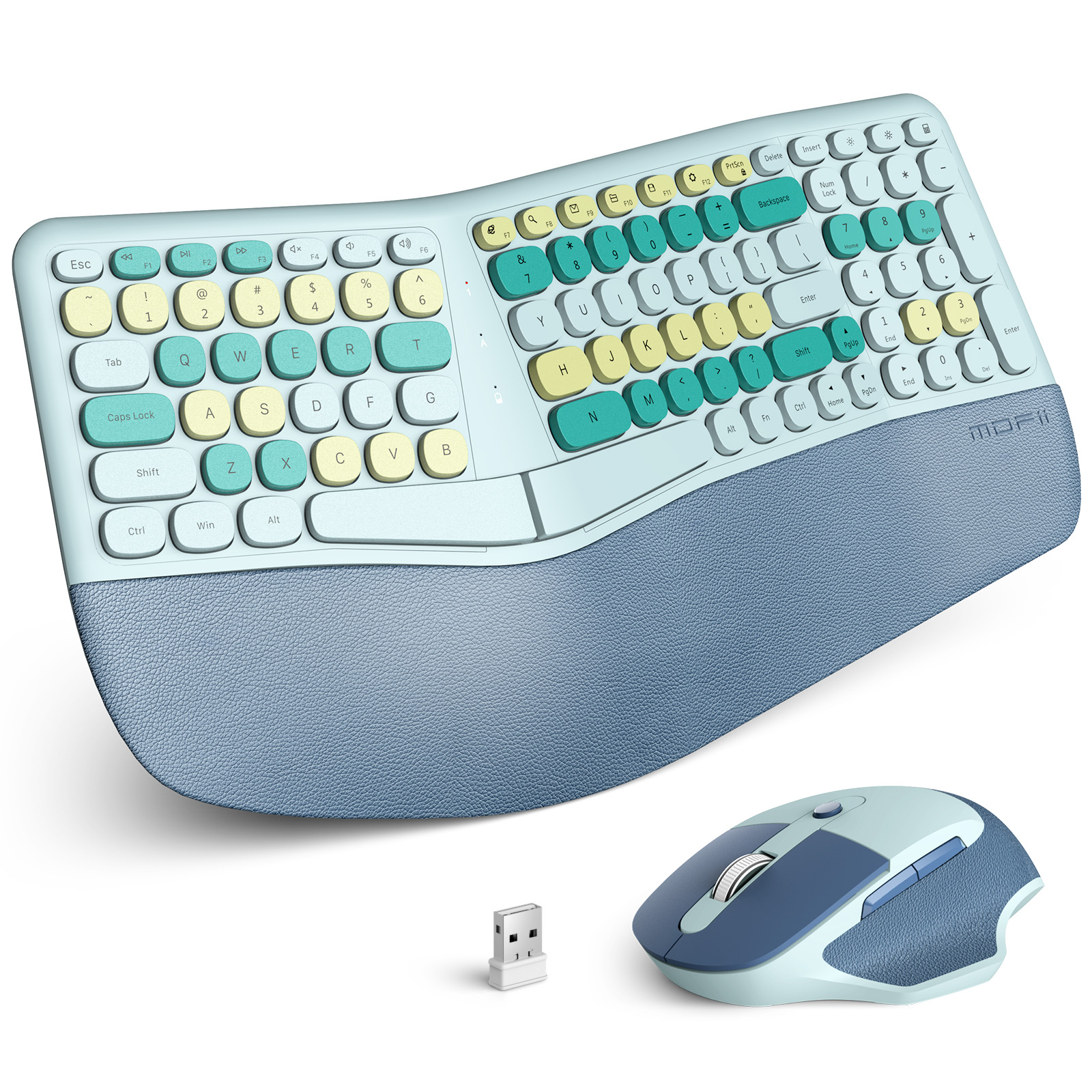 Ergonomic Wireless Keyboard and Mouse